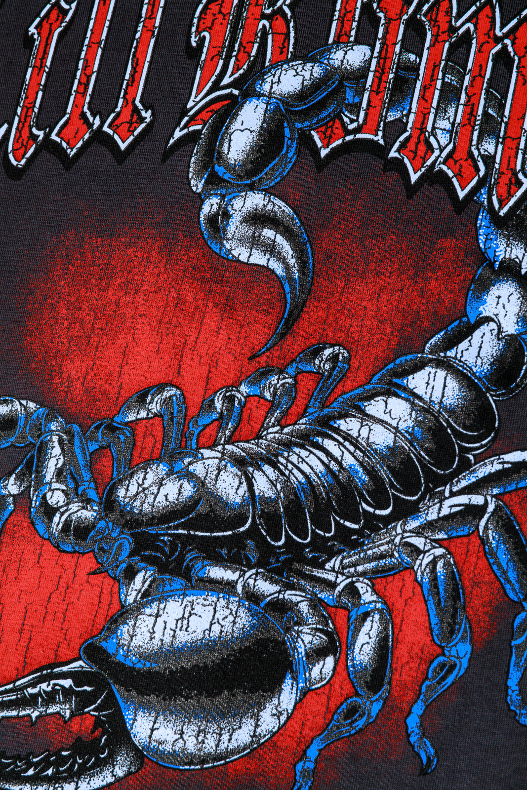 Kill Romeo Scorpion Tee – 210 GSM Dark Grey Relaxed Fit Vintage T-Shirt