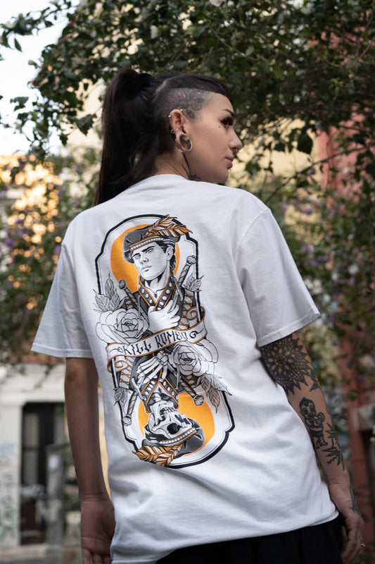 "Romeo is Dead" White T-Shirt 185 GSM